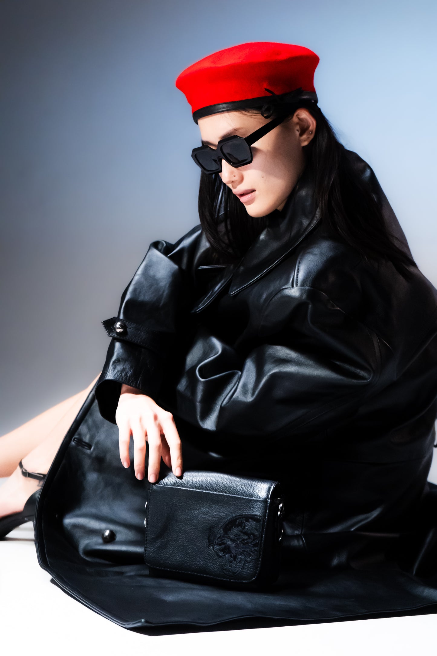 RY Leather Bag and Wallet- Crossbody
