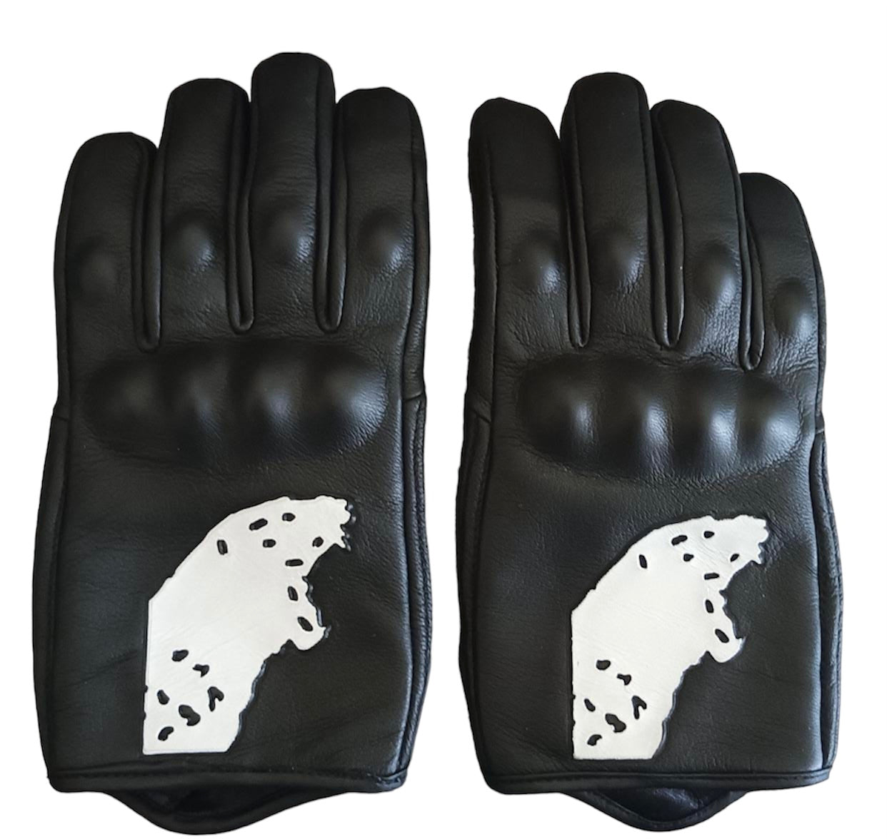 Embossed Leather Gloves
