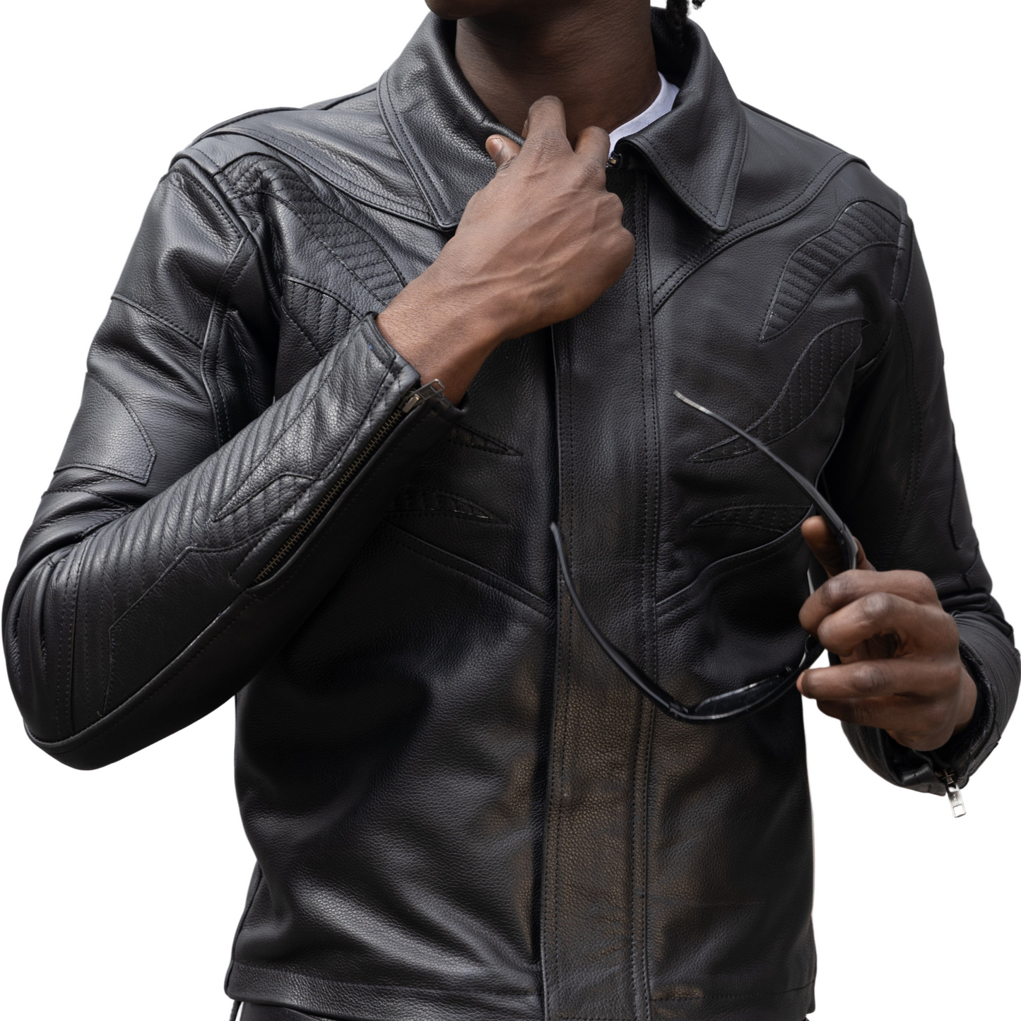 Primus Men's Long Sleeve Overshirt in Leather