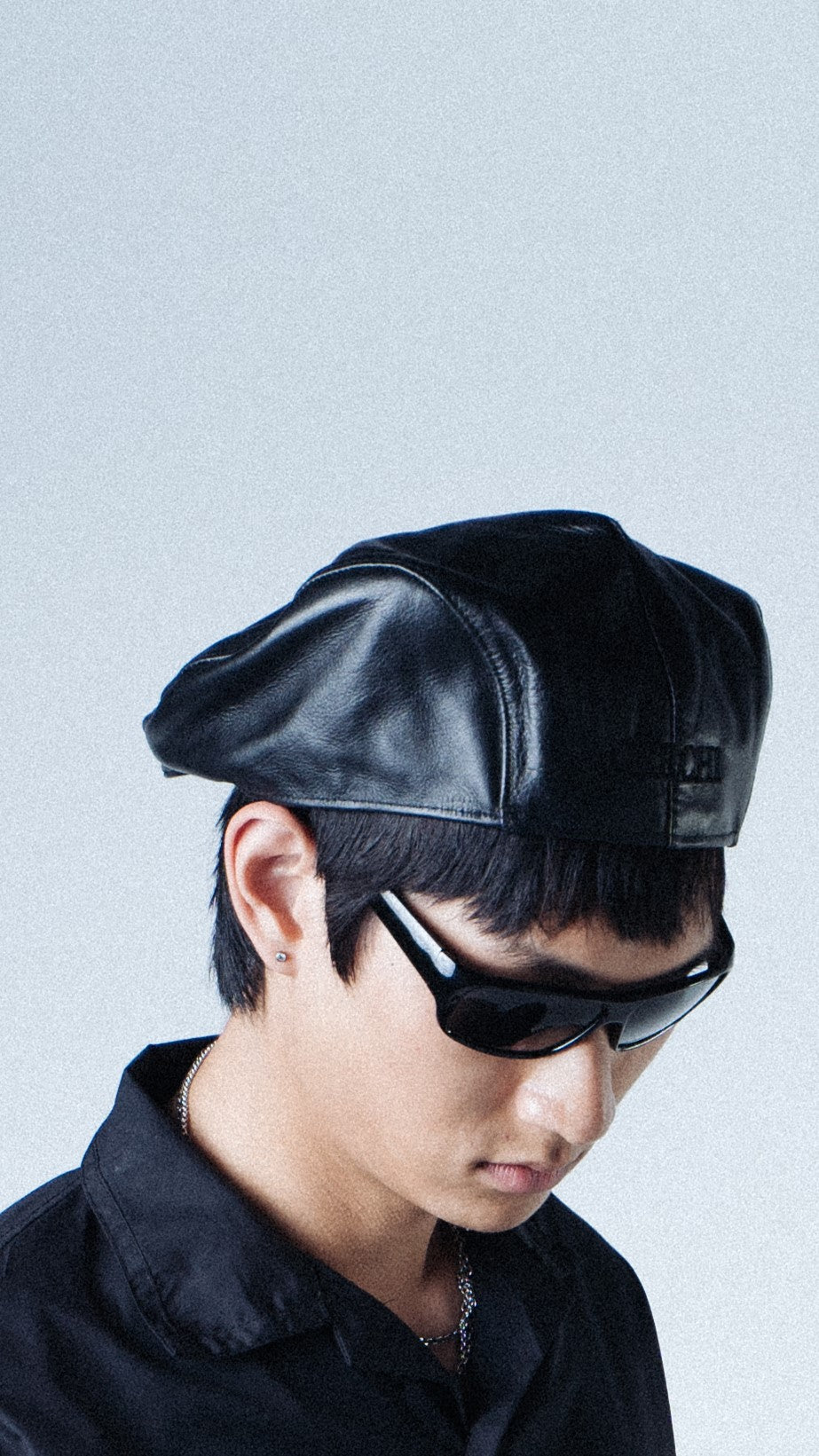 Leather Beret Hat - 504 Style