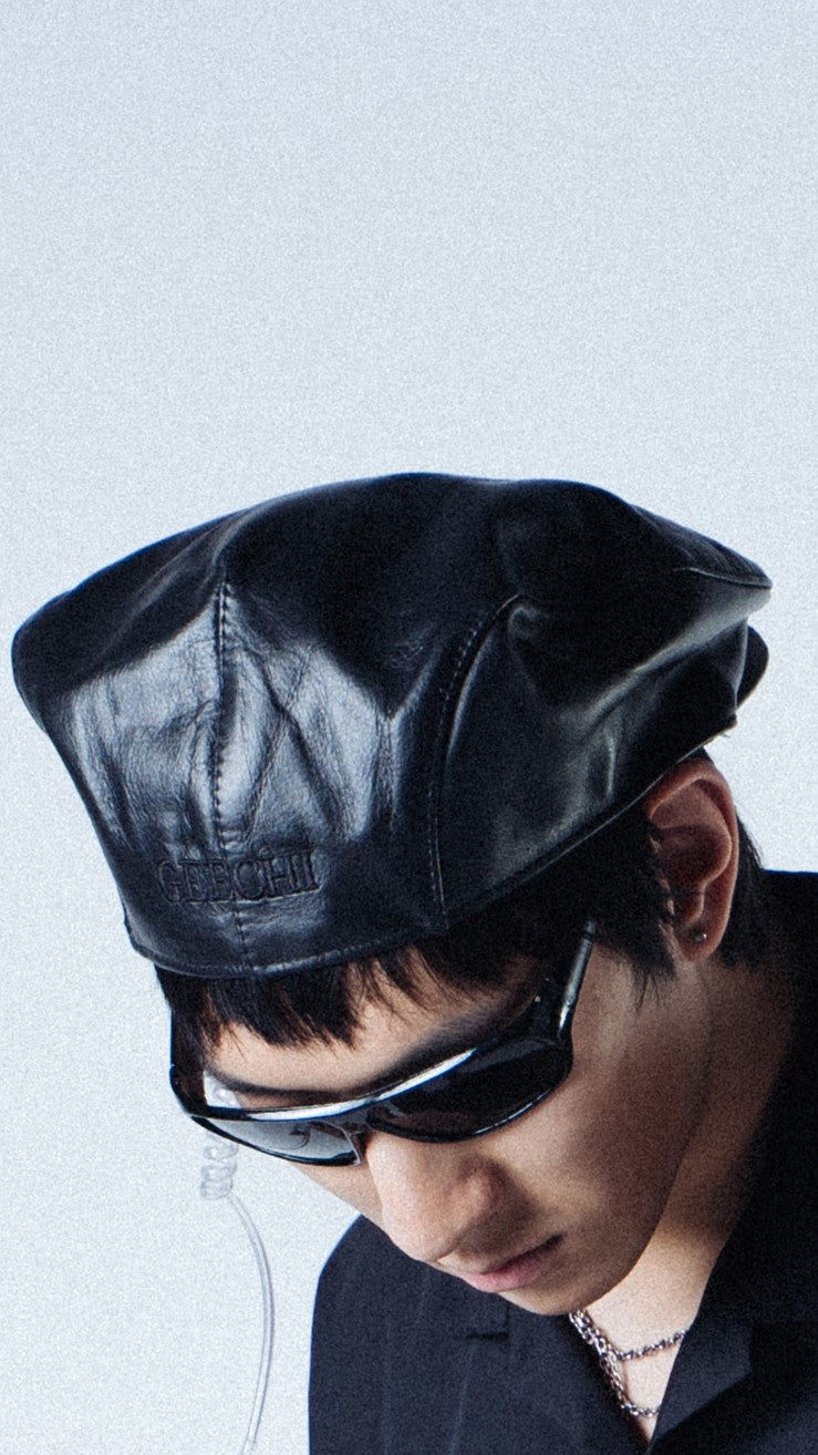 Leather Beret Hat - 504 Style