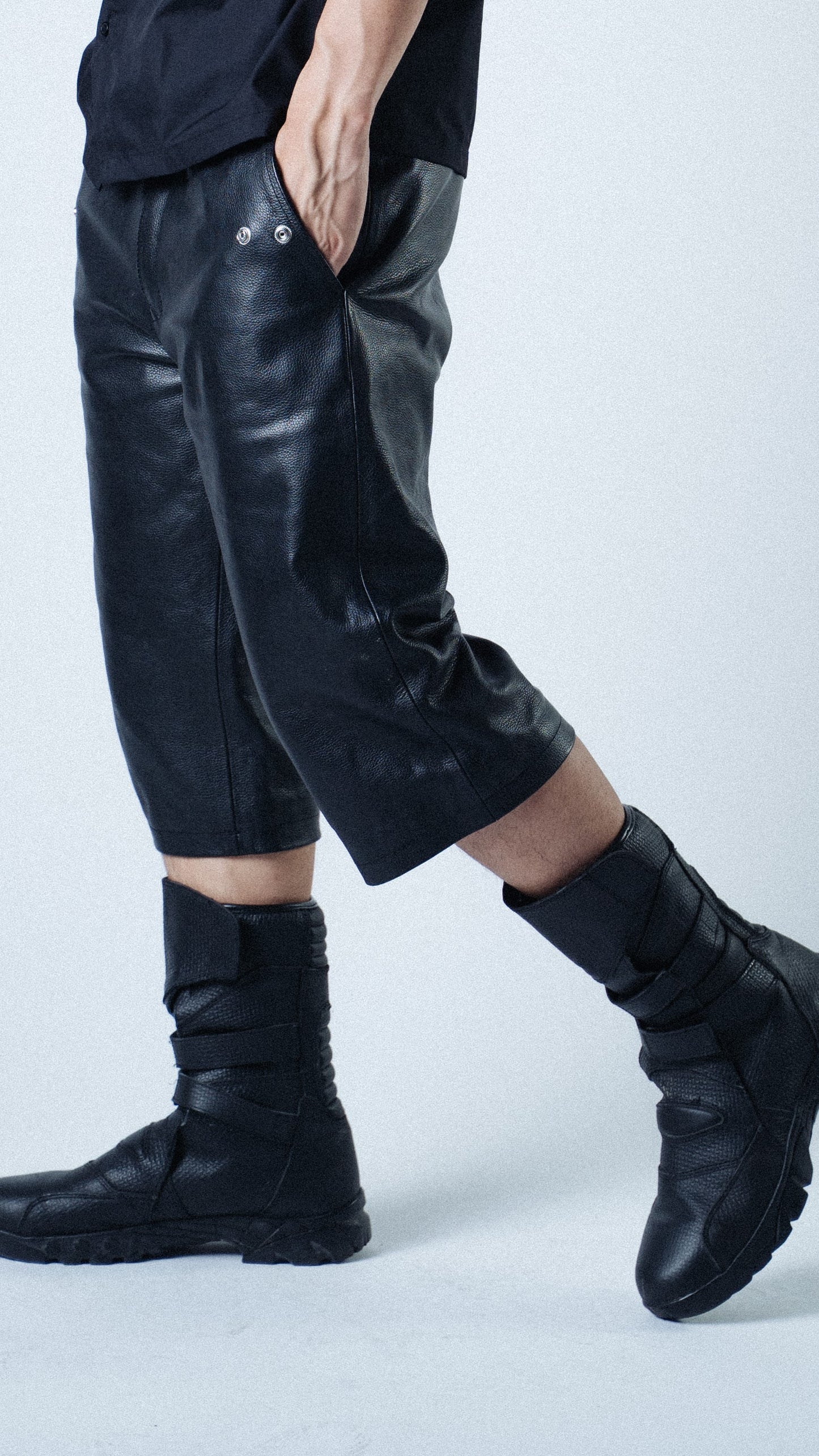 Vulcan Leather Shorts