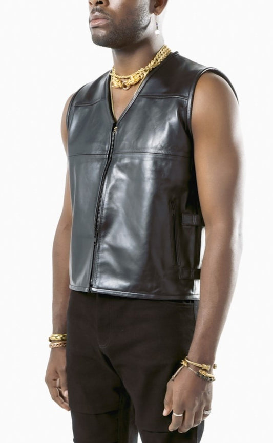 MC Leather Vest