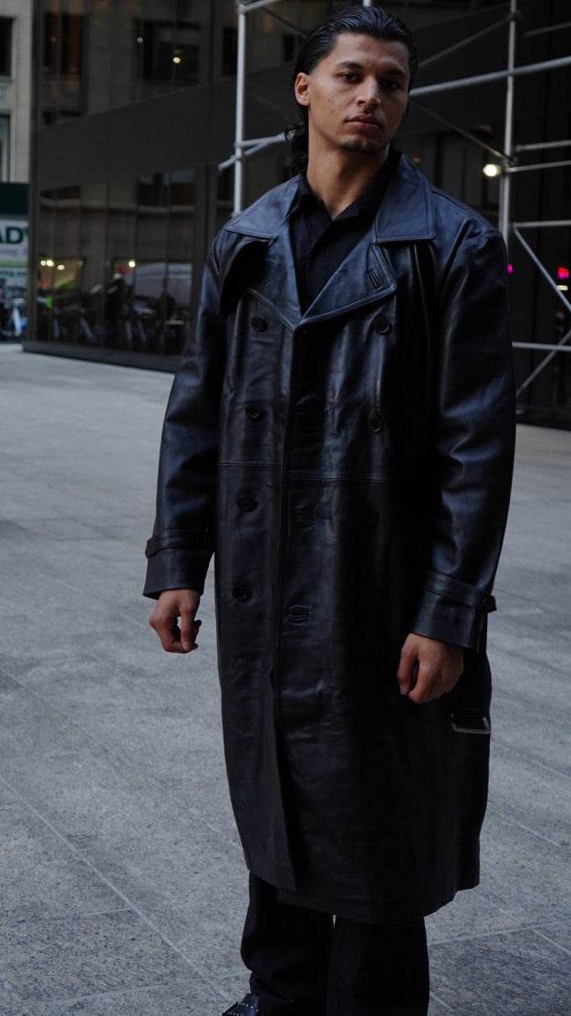 TOIRG Leather Trench Coat II