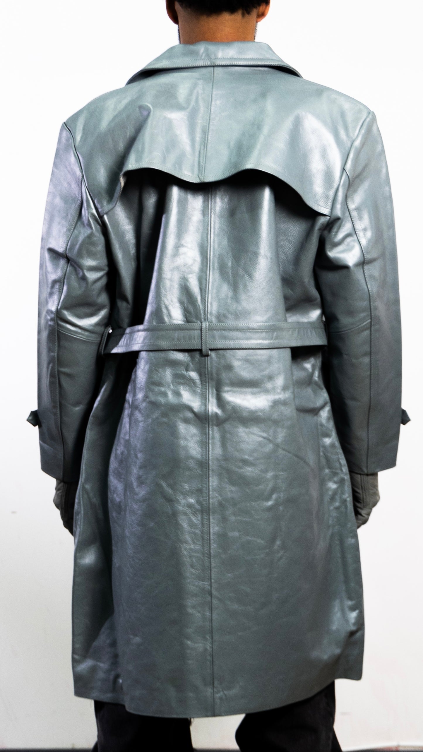 Magnus II Leather Trench Coat