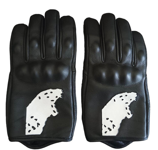 Embossed Leather Gloves