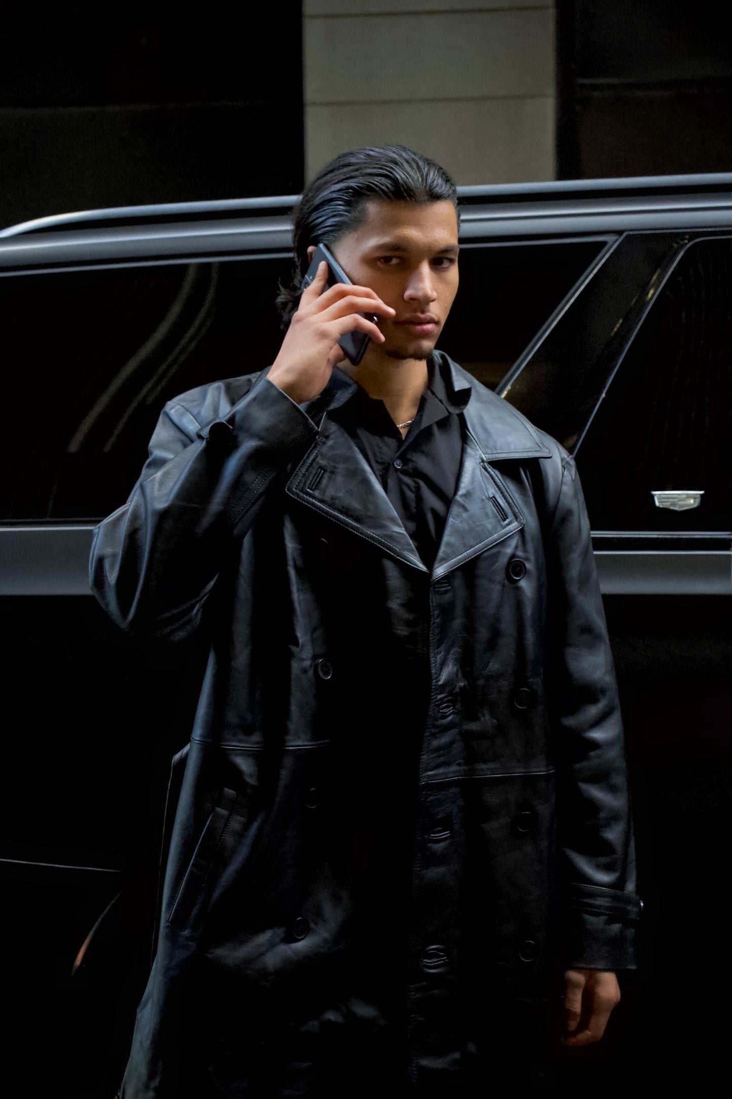 TOIRG Leather Trench Coat II