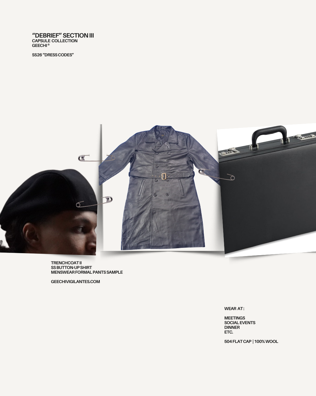 TOIRG Leather Trench Coat II