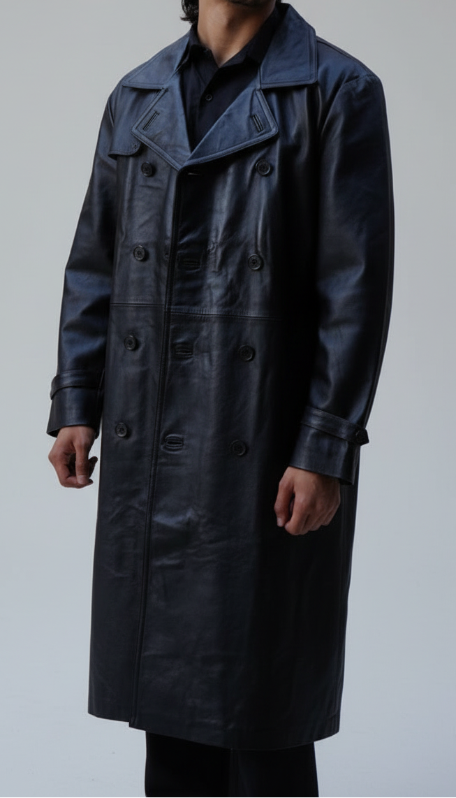 TOIRG Leather Trench Coat II